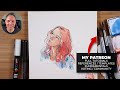 How to Draw Faces Loosely  Easy STEP BY STEP For Beginners