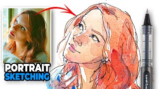 How to Draw Faces Loosely | Easy STEP BY STEP For Beginners
