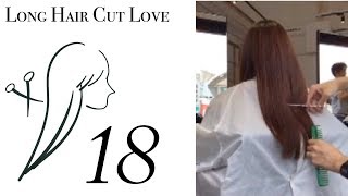 【LongHairCut】バッサリロングヘア断髪 18【long to short】