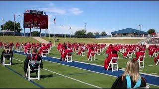 Waco High School graduation 2020