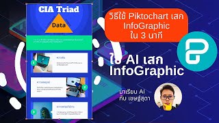 เครื่องมือ #ai ช่วยสร้าง #infographic ใน 3 นาที #piktochart #AIสร้างInfographic #techboostedskills