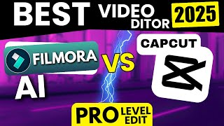 Capcut vs Filmora 14 | Which is Best Video Editing Software in 2025 ⚡ PC, Mobile \u0026 LAPTOP