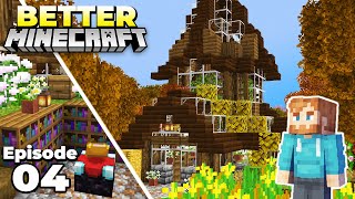 Better Minecraft : Enchanting Green House!! Ep 4 Minecraft Survival Let's Play