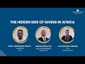 Webinar: The Hidden Side of Giving in Africa