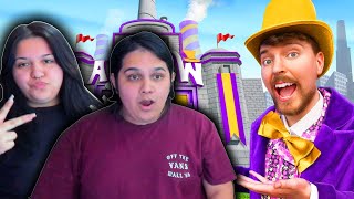 Siblings React To MrBeast - I Built Willy Wonka’s Chocolate Factory!