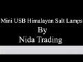 Mini USB Himalayan Salt Lamps By Nida Trading.#homedecor #trending #himalayanpinksalt #viral #shorts