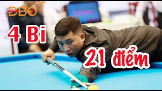 Billiards 당구 - Bida 4 Bi mà làm seri 21 AI CHƠI NỔI? Lê Vũ Trường - Lion Club