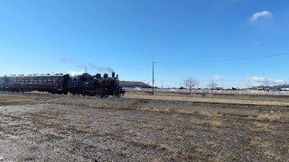 2021年12月26日SLもおか号(折本駅)