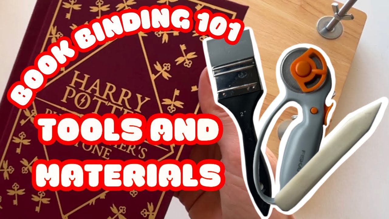 Bookbinding 101 Tools And Materials Youtube