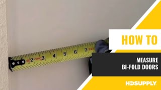 How to Measure Bi-Fold Doors | HD Supply