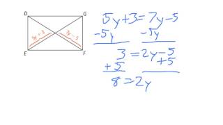 Geometry 6.5 Conditions for Rhombuses, Rectangles, and Squares