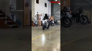 Kawasaki Ninja 🔥🔥 White Color  #bikelover  Whatsapp status #shorts