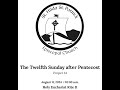 The Twelfth Sunday after Pentecost 2024