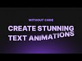 Create Stunning Text Animations Without Code | Divhunt Plugin Tutorial