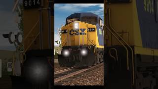 Trainz22: YN2 CSX D9 #9014 leads Q607