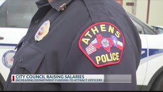 Athens City Council increases salaries for police