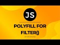 Polyfill for filter() | JavaScript interview questions