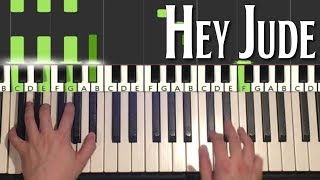 The Beatles - Hey Jude (Piano Tutorial Lesson)