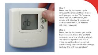 Rebinding the DT92E Wireless Room Honeywell Home Thermostat