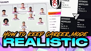 HOW TO KEEP CAREER MODE REALISTIC (FC24)