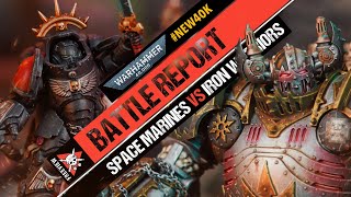 *10TH EDITION!!* Space Marines vs Chaos Space Marines | Warhammer 40k Battle Report