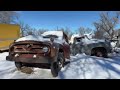 live at the junkyard in the snow