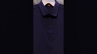 Men Soft Plain Cotton shirt -  Blue #mols #partywear #shirts #fashiontrends