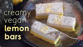 Vegan Lemon Bars w/ Ginger \u0026 Turmeric