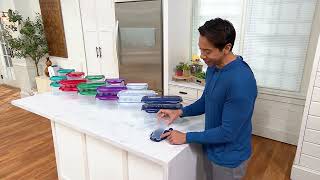 Locknlock 3 Piece Egg Bread Butter Storage Set On Qvc