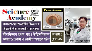 পার অক্সিসোমঃ ১ম অধ্যায়ঃউদ্ভিদ বিজ্ঞানঃ HSC জীববিজ্ঞানঃক্লাস ২৮ঃ কামরুল হাসান স্যারঃ Science Academy