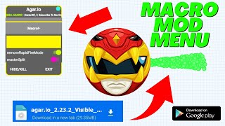 Agario Macro 2023 latest mod menu 1000x speed for Android and iOS