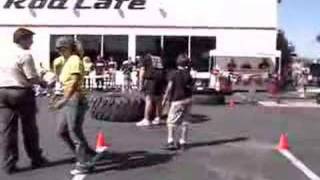 750 Pound Tire Flip