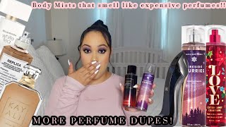AFFORDABLE BODY MISTS THAT SMELL LIKE HIGH END PERFUMES! | DESIGNER & NICHE PERFUMES DUPES PT 2!
