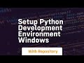 setup python development environment windows