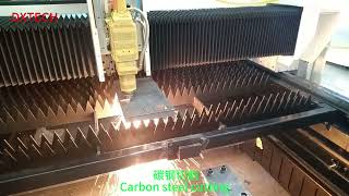 DXTECH: 12kw laser machine cut 30mm carbon steel