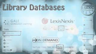 Citing sources using library databases
