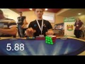 rubik s cube average 6.45 seconds former world record