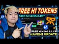 HAVEN1 FREE MINING on SatoshiApp | GET FREE H1 AIRDROP EVERY HOUR