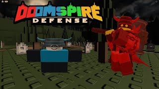 Solo Hard mode map graveyard || Doomspire Defense