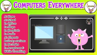 Computers Everywhere | Uses of computer| By UK Infos