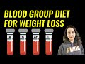 Lose Weight According To Your Blood Type! Blood Group Diet A, B, O, AB