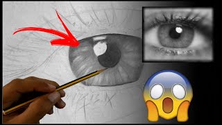 Como Desenhar Olho Realista: Como desenhar a íris do olho. Como desenhar a pupila do olho realista