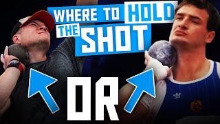 How To Hold Shot Put For The Glide Technique | ADD DISTANCE INSTANTLY!