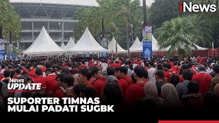 Suasana Jelang Laga Indonesia vs Jepang, Suporter Timnas Mulai 'Merahkan' SUGBK