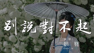 別說對不起 - 晨熙『別說對不起 別說我愛你』【動態歌詞Lyrics】