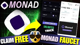 Monad Testnet Faucet Claim | Monad Unlimited Faucet Trick | Monad Testnet Airdrop Claim Free Faucet