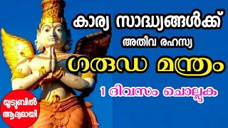 #കാര്യസാദ്ധ്യം.ഗരുഡ ഭഗവാൻ രഹസ്യ മന്ത്രം.ഒരു ദിവസം ചൊല്ലുക. Garuda mantra