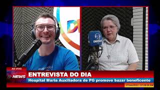 ENTREVISTA: Hospital Maria Auxiliadora de PG promove bazar com produtos da Receita Federal