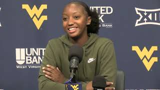 WVU Womens Basketball Jordan Harrison Press Conference | 10/8/24