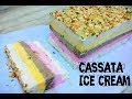 Yummy Cassata Ice Cream Recipe in Hindi | 5 layered Cassata | Ice Cream Sandwich | Ice Cream Cake Yummy Cassata Ice Cream Recipe in Hindi | 5 layered Cassata | Ice Cream Sandwich | Ice Cream Cake